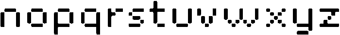 Pixora Rounded otf (400) Font LOWERCASE