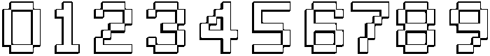 Pixora Shadow otf (400) Font OTHER CHARS