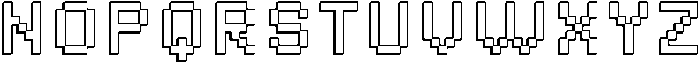 Pixora Shadow otf (400) Font UPPERCASE