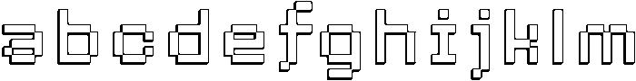Pixora Shadow otf (400) FONT