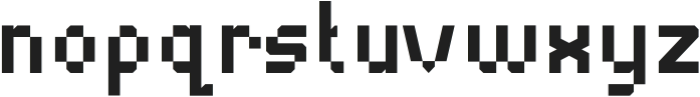 Pixto Bold ttf (700) Font LOWERCASE