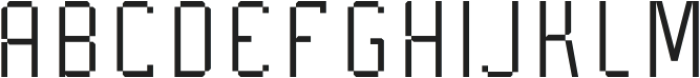 Pixto Regular ttf (400) Font UPPERCASE