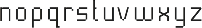 Pixto Regular ttf (400) Font LOWERCASE