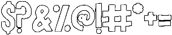 Pizzazz Decorated Regular otf (400) Font OTHER CHARS