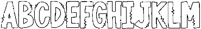 Pizzazz Decorated Regular otf (400) Font UPPERCASE