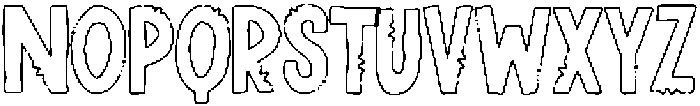 Pizzazz Decorated Regular otf (400) Font UPPERCASE