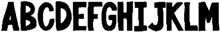 Pizzazz Solid Regular otf (400) Font UPPERCASE