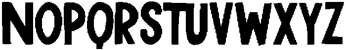 Pizzazz Solid Regular otf (400) Font UPPERCASE