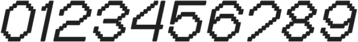 pixel Italic otf (400) Font OTHER CHARS