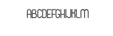 Pierce New Bold Sans Serif Font UPPERCASE