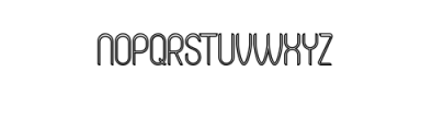 Pierce New Bold Sans Serif Font UPPERCASE