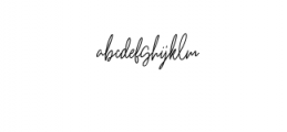 Pillish Script.ttf Font LOWERCASE