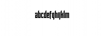 Pindunk.ttf Font LOWERCASE