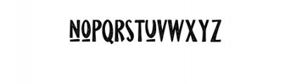 Pine Forest Press.otf Font LOWERCASE