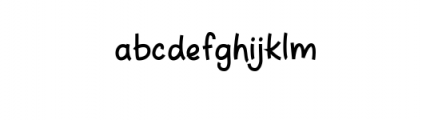 Pingku Bold.ttf Font LOWERCASE