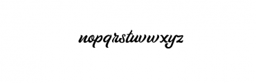 Pipetton Script.otf Font LOWERCASE