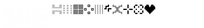 Pixel Patterns Font OTHER CHARS