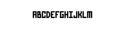 PixelBit.ttf Font UPPERCASE