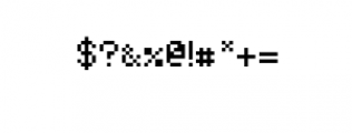Pixies Font OTHER CHARS