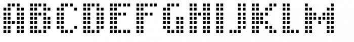 Pixel Matrix Font UPPERCASE