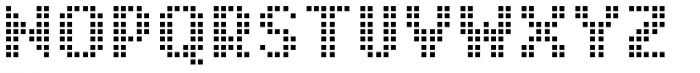 Pixel Matrix Font UPPERCASE