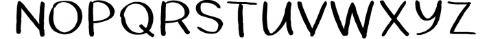 Pinecone - A Rough Handwritten Font Font UPPERCASE