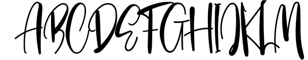 Pinkylate - Modern Handwritten Font Font UPPERCASE
