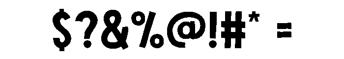 PICONICO Font OTHER CHARS