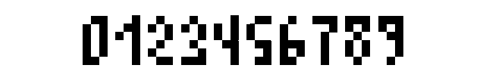 PIXELA typeface Regular Font OTHER CHARS