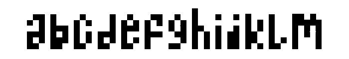 PIXELA typeface Regular FONT
