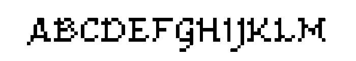 Piacevoli Font UPPERCASE