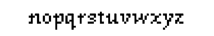 Piacevoli Font LOWERCASE