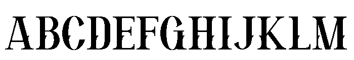 Piaro Glen Decorative Font UPPERCASE