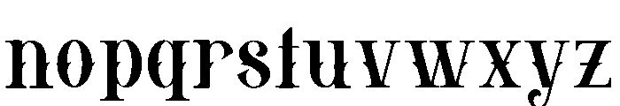 Piaro Glen Decorative Font LOWERCASE
