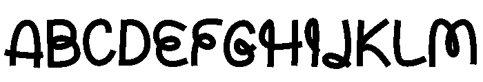 Pibara Font UPPERCASE