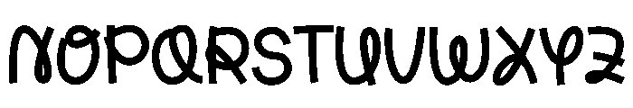 Pibara Font UPPERCASE