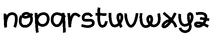Pibara Font LOWERCASE