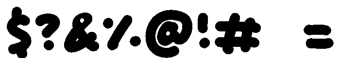 Picky Sway Font OTHER CHARS
