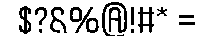 Picsue Sans Trial Font OTHER CHARS
