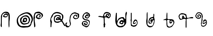 PictishThebian Font UPPERCASE