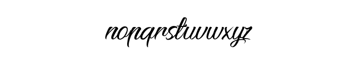 Pictorial Signature Font LOWERCASE