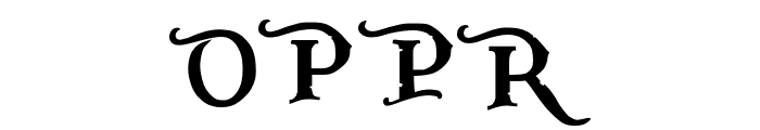 Pieces of Eight Alt Font UPPERCASE