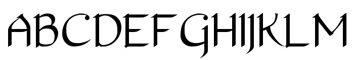 Pierce Roman Font UPPERCASE