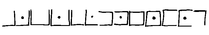 PigPenCodeFont Font UPPERCASE