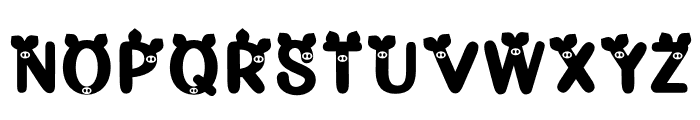 Piggy Demo Font UPPERCASE