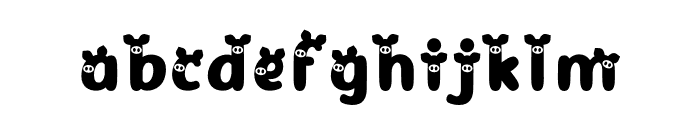 Piggy Demo Font LOWERCASE