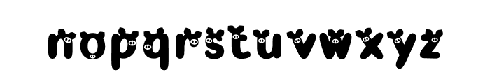 Piggy Demo Font LOWERCASE