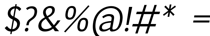 Pigiarniq Italic Font OTHER CHARS