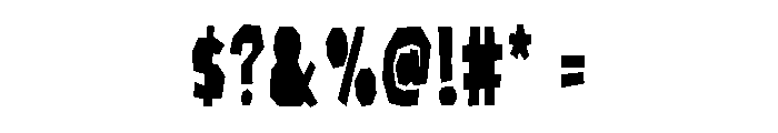 Pigonico Font OTHER CHARS