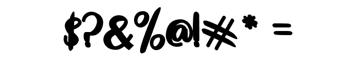 Pigookle Font OTHER CHARS